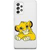 Ert Group custodia per cellulare per Samsung A53 5G originale e con licenza ufficiale Disney, modello Simba & Friends 009 adattato alla forma dello smartphone, parzialmente trasparente