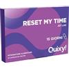 Quixy Reset My Time - Integratore Sonno con Melatonina, Valeriana, Escolzia, Griffonia e Vitamine B - Per Jet Lag, Turni Irregolari e Relax Notturno - 15 Capsule Made in Italy