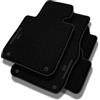 MOTOS PERFORMANCE Tappetini tappetini auto in velluto personalizzati destinato a Volkswagen Passat B7 2010-2015 fissaggi rotondi - Premium, Traforato, Nero -Ricamo CNC preciso, piping traforato di design, a
