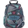 Totto - Zaino Scuola, Modello Tempera, Capacità 12 L, 3 Tasche, Tasca Tablet 10, Tasca Bottiglia, Schienale ergonomico con flusso d'aria, Comode cinghie a S, Stampa su tela