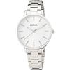 Lorus Orologio da donna al quarzo in acciaio inossidabile con cinturino in metallo, Argento - RG215VX9
