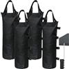 Xinxinphi 4 Pezzi Pesi per Gazebo, Sacchi Sabbia Addensata Oxford 800D 20 x 50 cm, Zavorra Tende Appesantire Riempibili Impermeabili, Peso per Tenda Pop-up e Gambe Ombrelloni Esterno (50x20 cm)