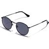 Hawkers MOMA MIDTOWN, Occhiali da sole Unisex - Adulto, Grey Polarized · Black Ct, Taglia unica