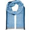 Lindenmann Sciarpa Uomo Lindenmann, Tessuta 100% Cotone, Blu