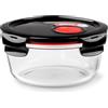 LocknLock Lock & Lock Contenitore per Alimenti in Vetro con Coperchio ermetico - Portavivande per Scaldare al Forno e Congelare in Freezer - Senza BPA, 650ml