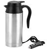 BuyWeek Bollitore per Auto, 750 ml Bollitore Elettrico in Acciaio Inossidabile 24V 240W Camion per Auto per Tè e Caffè