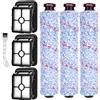 Toivize Accessori per Bissell CrossWave, Ricambi per Bissell con 3 Rulli, 3 Filtri di Ricambio e 1 Spazzola di Pulizia, Rullo e Filtri per Bissell CrossWave 17132 2225N 2582N 25821 2519