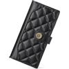 FALAN MULE Portafoglio Donna, Capacità Large in Pelle, Portafogli Donna Grande di Blocco RFID con Portamonete Cerniera Lunga