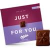 Milka Praline Just For You, Cioccolatini al Latte con Ripieno al Cacao, 110g, Confezione Regalo