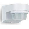 SEBSON Rilevatore di Movimento Esterno IP65, Montaggio a Parete, Programmabile, Sensore Movimento PIR 240°, Portata 8-14m (Regolabile), Adatto a LED