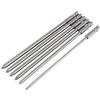 Oumefar Set di punte per cacciavite a croce 6 pezzi S2 acciaio magnetico 1/4 pollici esagonale gambo 150mm lungo cacciavite strumento PH1 PH2