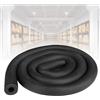 MeYuxg Tubo isolante in caucciù, 22 mm x 9 mm x 1,8 m, isolamento per tubi di riscaldamento, isolamento per tubi di riscaldamento, impianto idraulico, tubo di riscaldamento in rame