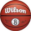 Wilson Pallone da Basket NBA Team Alliance, Con Superficie Pure Feel e Tecnologia Dual Depth, Con Maggiore Stabilità Aerea, Colore: Marrone, Taglia: 7
