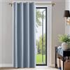 PONY DANCE Tenda Oscurante Camera da Letto Moderne Tende Termiche Isolanti per Soggiorno con Anelli Blackout Curtain per Porta Interna 1 Pezzo L 132 x A 210 cm, Blu Vintageso
