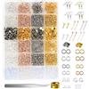 RANJIMA 3600 Pezzi Kit Collane Fai Da Te Adulti, Set per la Creazione di Gioielli, Eiparazione di Orecchini Braccialetti Collane Fai da te per Principianti Kit di Creazione di Gioielli per Adulti