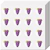 CREATCABIN 128 pz Adesivi UVA Scrapbooking Piccola Frutta Decalcomania Autoadesiva Impermeabile Adesivo Rotondo Viola Adesivi alla Rinfusa Bottiglie d'Acqua Artigianato Laptop Bagaglio 2.5x2.5cm