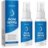Ekukeon 2 Piezas Acido ipocloroso Spray,Spray per viso, sicuro sulla pelle, adatto per cuoio capelluto secco e post-operatorio. Idrata e protegge la tua pelle