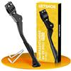 UETSNOR Cavalletto per bicicletta da 24 - 29 pollici, universale, altezza regolabile, carico massimo 35 kg, supporto laterale antiscivolo, stabile per mountain bike, city bike, bici da strada