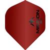 Mission Darts Mission Logo 150 Alette per freccette, 150 micron, standard, Rosso., 5 sets (15)