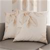 PETTI Artigiani Italiani - Coppia di Federe Cuscino 45x45 cm in Microfibra, Cuscini Arredo Camera da Letto, Divano, Salotto, Set 2 Fodere Copricuscino, Federa Floreale 150, 100% Made in Italy