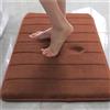 ping bu Tappetino da bagno antiscivolo, in memory foam, extra morbido, super assorbente d'acqua, tappeto da bagno, per casa e cucina (60 x 100 cm, caffè)