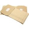 vhbw 10x sacchetto compatibile con Philips HR 6930, 6932, 6937, 6299 Amsterdam, 6937 Amsterdam aspirapolvere - in carta, 32cm x 17,5cm