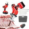 smafoseedding Sega per Ossa Portatile Senza Fili, Sega Elettrica per Macellai Commerciali Domestici, Taglio Di Legno/Ossa, Sega per Carne per Macellazione, Spessore Massimo Di Taglio: 100 Mm