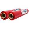 m-office Pellicola rossa per imballaggio, plastica coperta, pellicola rossa per imballaggio di scatole di traslochi, proteggere mobili e spedizioni, dimensioni 50 cm x 200 m estensibile · m-office