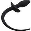 QUEEN'S STORY Plug, Plug anale in silicone con coda da cucciolo, Plug rotante, Giochi di ruolo, Feticismo, Dilatatore nero, Espansore vaginale in silicone, Sex toy stimolante per uomini e donne