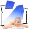 Yopyuenn Solarium per la casa, 460 NM, lampada abbronzante con 225 LED, supporto pieghevole regolabile e gancio sospeso, per corpo e viso