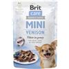 BRIT CARE Mini Adult Pouch Venison 24x85g con carne di cervo per razze piccole