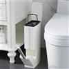 Shally Dogan Set Scopino e Cestino per WC Bagno 2 in 1 Salvaspazio PortaScopino e Pattumiera