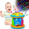BAKAJI Ocean Paradise Giocattolo Rotante con Led Bambini 2 Colori Assortiti Idea Regalo