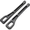 ASQzhuLIWing Confezione da 2 guarnizioni per fessure auto accessori per auto posizionano schede telefoniche e chiavi adatte a tutte le auto SUV e camion riempiono lo spazio tra sedili e console (nero)