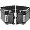 BLACK DOVES GRAPHICS Rifrangenti Adesivi compatibili con GIVI Monokey Trekker Outback Bauletto Alluminio TOP CASE 42 58 ltr Motorrad (Bianco)