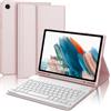 YNNHUDEEP Tastiera Samsung Tab A8, Tastiera Tablet Samsung A8, 10.5 2022/2021 (SM-X200/205/207), Custodia Tastiera Italiana Blutooth Retroilluminato Staccabile per Samsung Galaxy Tab A8 10,5, Rosa