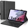 JADEMALL Cover con Tastiera per Samsung Tab A7 Lite 8.7, Italiana QWERTY Tastiera Bluetooth per Samsung Tab A7 Lite 8.7, Nero