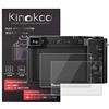 kinokoo Pellicola in vetro temperato per Panasonic ZS100/TZ100/TZ110 Clear Screen Pellicola per Panasonic ZS100 TZ100 TZ110 Senza bolle/Antigraffio (2 pezzi)