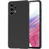 NEW'C Cover per Samsung Galaxy A53 in custodia silicone ultra sottile nero [Ultra Leggera]