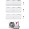 LG CONDIZIONATORE LG TRIAL SPLIT LIBERO SMART 9000+9000+12000 BTU WIFI INVERTER MU4R25.U24 A++