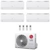LG CONDIZIONATORE LG QUADRI SPLIT LIBERO SMART 9000+9000+9000+12000 BTU WIFI INVERTER MU4R27.U24 A++