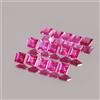 AAA Naturale Perfetto Burma Rubino Loose Quadrato Gemma Taglio 2x2 MM Lot - 5 Pz