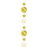 PD-Party 7023203 Verticale Appeso Decorazione | Celebrazioni | Eventi Speciali | Tema Festa - 21, Oro/Bianco, 14cm Lunghezza x 14cm Larghezza x 120cm Altezza
