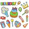 Pracht Creatives Hobby GmbH Set di Adesivi per dipingere Diamanti, Motivo Happy Birthday, Set per Creare Adesivi con Pietre Glitterate, per Bambini dai 5 Anni in su
