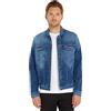 Tommy Jeans Giacca in Jeans Uomo Trucker Jacket Elasticizzata, Blu (Wilson Mid Blue Stretch), M