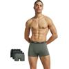 Dim Cotone Elasticizzato Traspirante e Mantenimento ottimale X3 Boxer a Pantaloncino, Nero/Verde Cromo/Verde Agave, M (Pacco da 3) Uomo