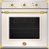 BERTAZZONI F605HEREKAG Forno elettrico, Incasso, Avorio/Oro, 60 cm, Serie Heritage, 5 Funzioni, Nuova classe A