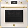BERTAZZONI FHER6117CTAG3 Forno elettrico, Incasso, Avorio/Oro, 60 cm, Serie Heritage, 11 Funzioni, Pirolitico, Display TFT, Total steam, Nuova classe A++