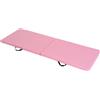 HOMCOM Tappetino da Ginnastica Pieghevole, Materassino Fitness Spesso 5 cm e Antiscivolo, 180x60x5 cm, Rosa | Aosom Italy