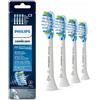 Philips Sonicare HX9044/17 Pack da 4 Testine di Ricambio C3 Premium Plaque Defence, con RFID e Tecnologia Adaptive, Per una Pulizia Profonda, Bianco